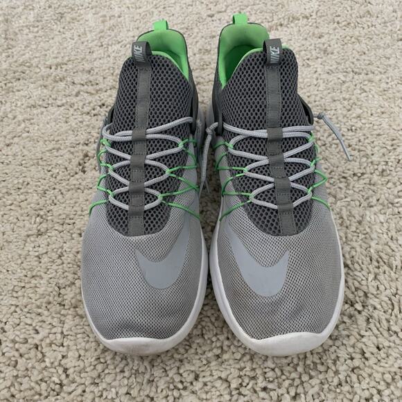 NIKE Darwin Grey / Green Trainer Running Shoes Sneakers Size 13 819803-003 - Picture 3 of 9